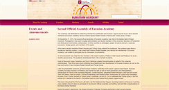 Desktop Screenshot of eurasia-academy.org