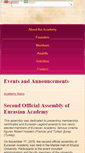 Mobile Screenshot of eurasia-academy.org